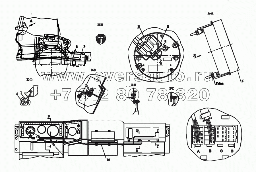 Установка и пломбировка спидометра 555142-3800004 (555142-3800004-700)