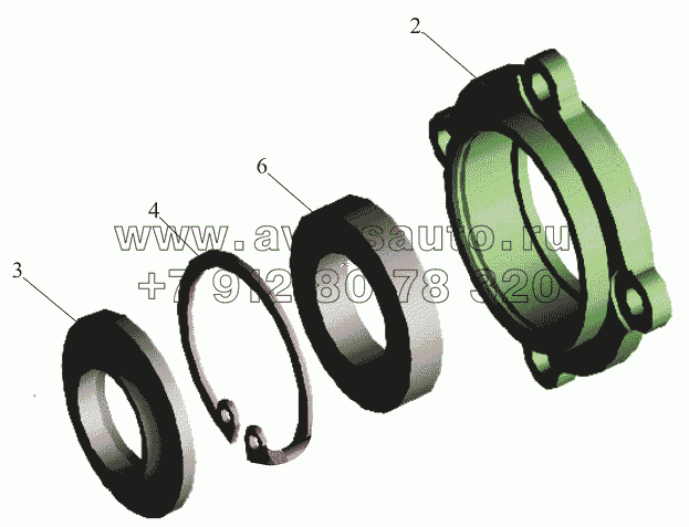 Крышка 5336-3416035-001, 5336-3416035-002