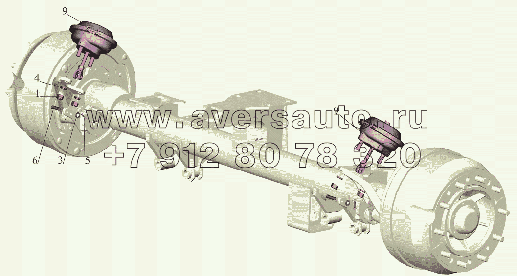 Крепление тормозных камер 6310-3519003