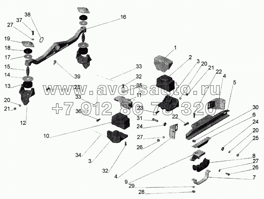 Крепление двигателя 64301-1001002