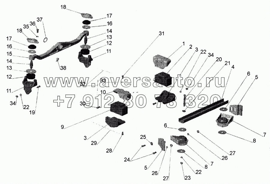 Крепление двигателя 64301-1001002-020