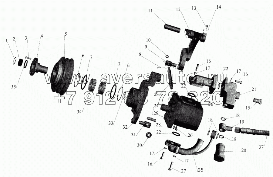 Насос 543240-3407008