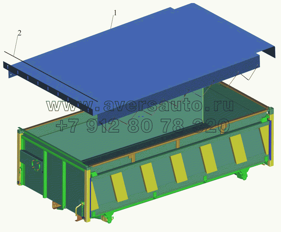 Установка тента 551605-8500004