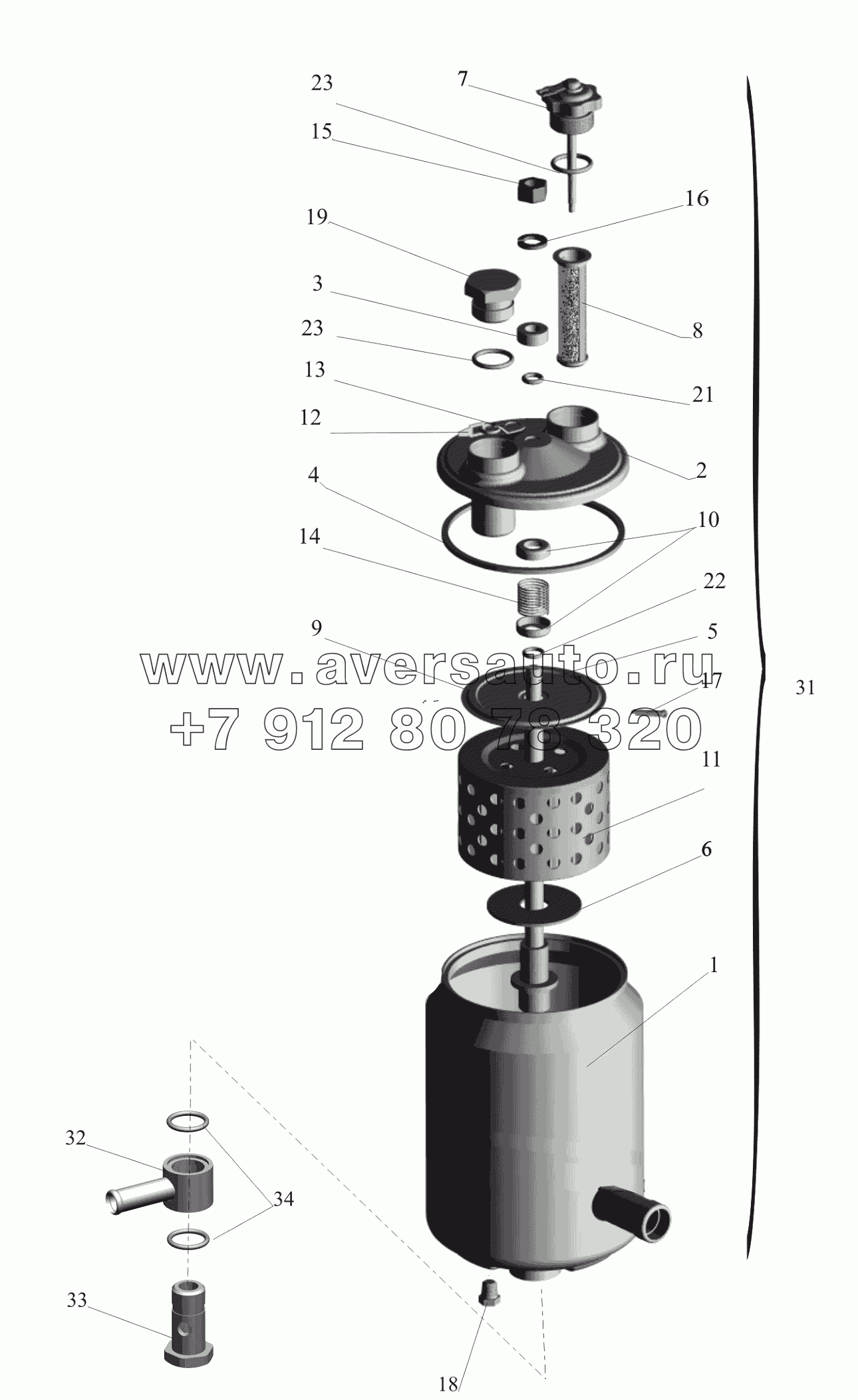 Бак масляный 64221-3410008