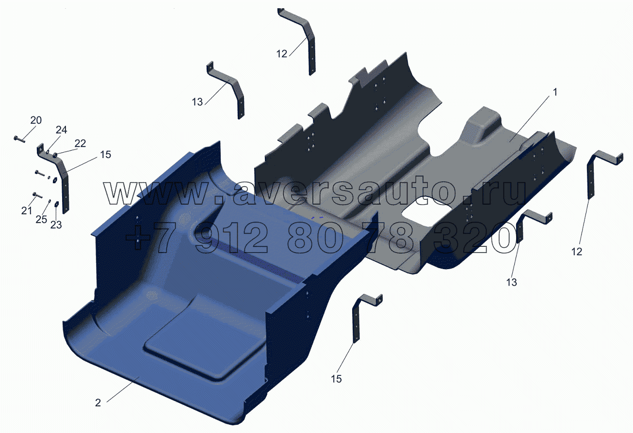 Установка шумоизоляционных экранов 6516B9-1061004-011