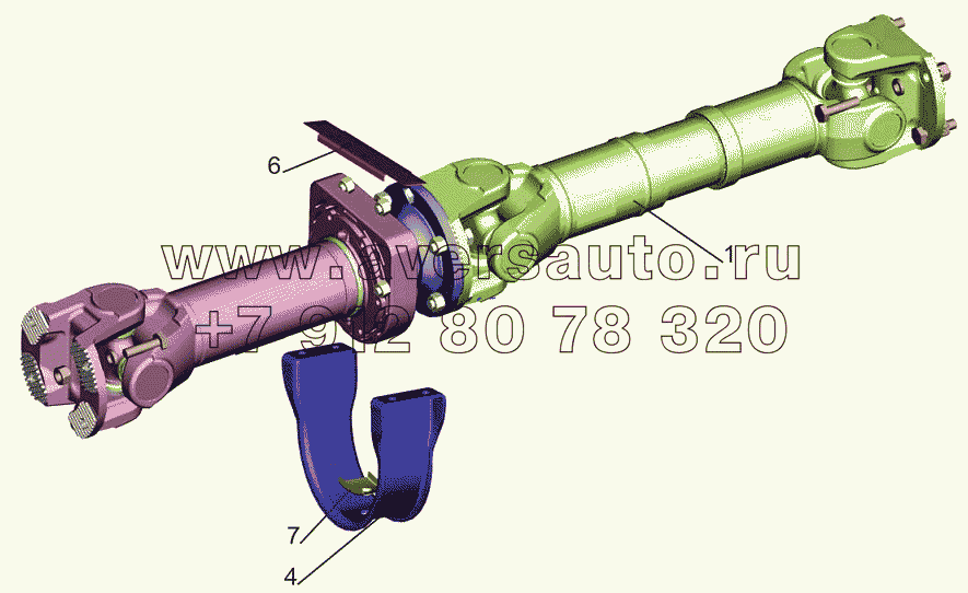 Комплект карданной передачи 6501В9-2205007-000