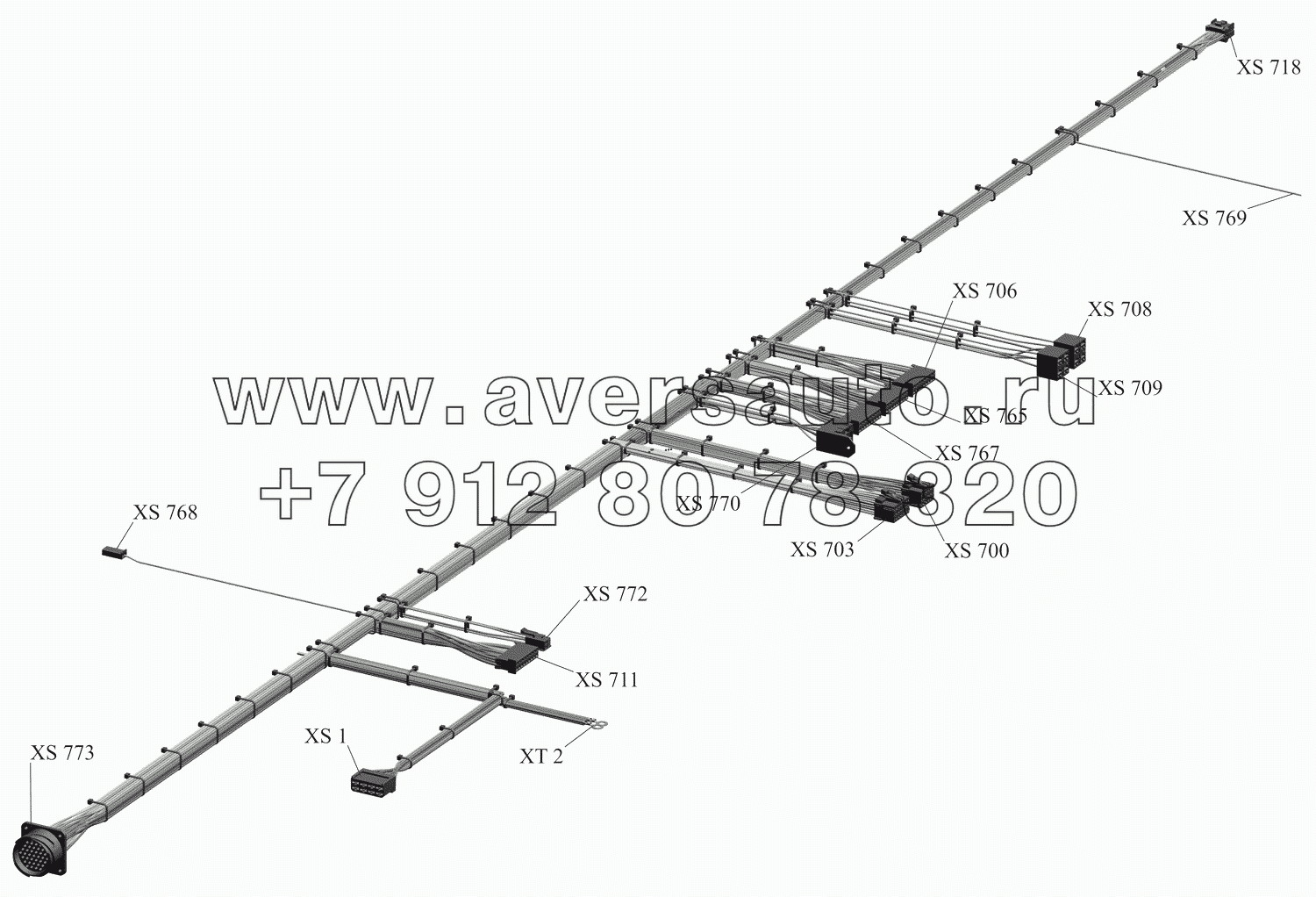 Жгут АБС по кабине 544019-3724610