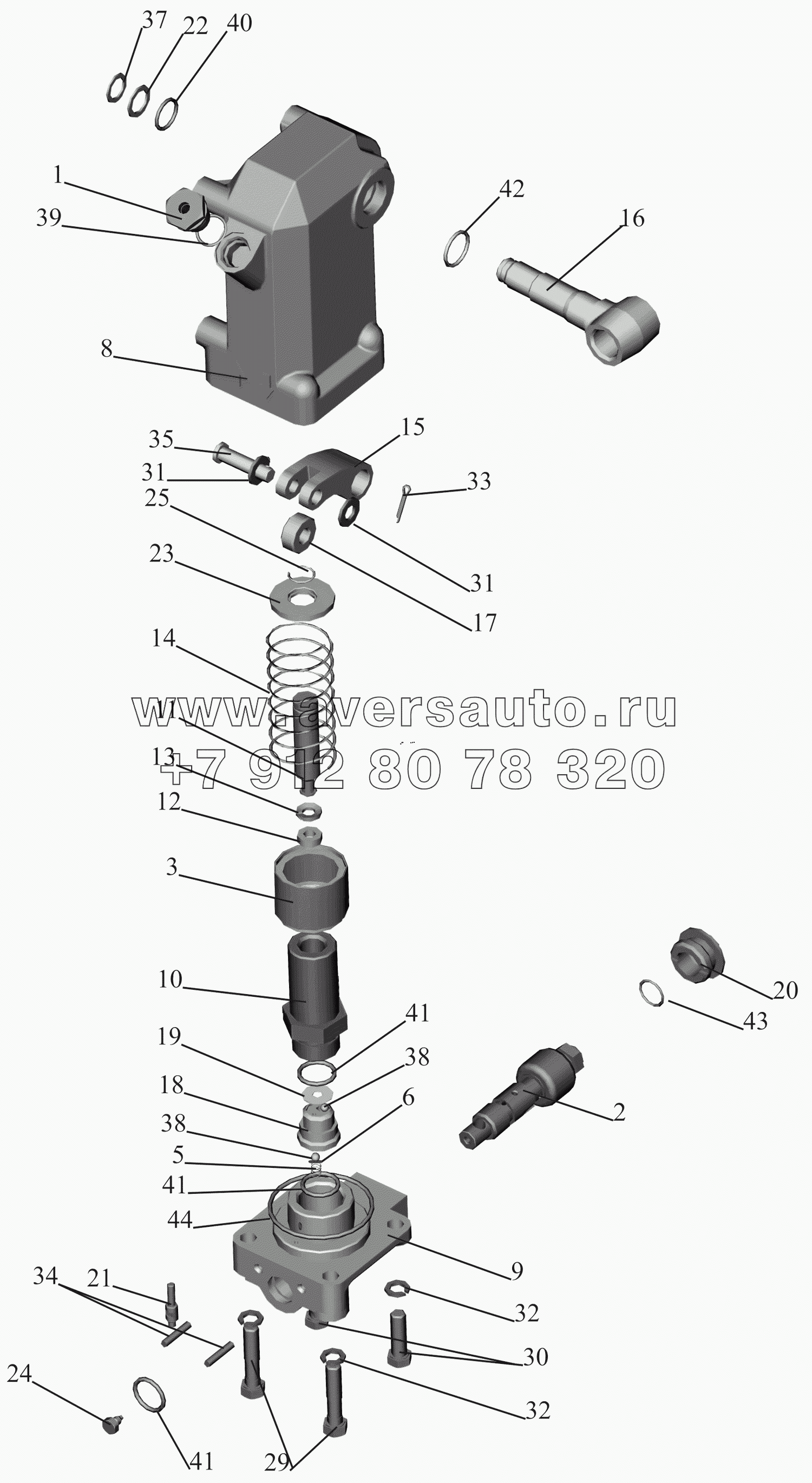 Насос механизма подъема кабины 64221-5004010