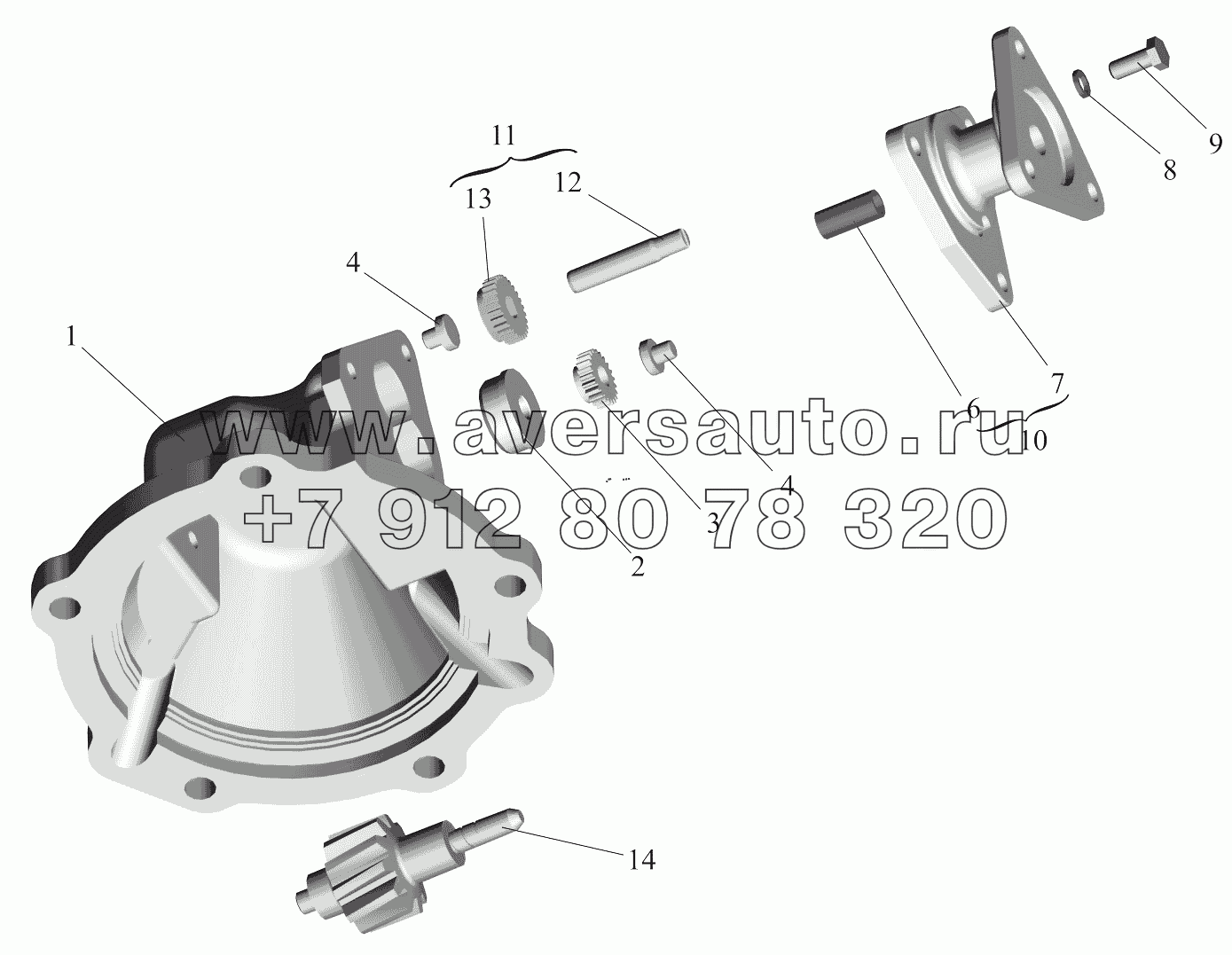 Коробка раздаточная. Крышка спидометра 63171-1802104