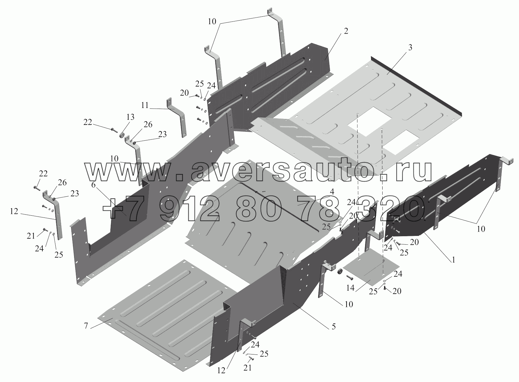 Установка шумоизоляционных экранов 642208-1061004