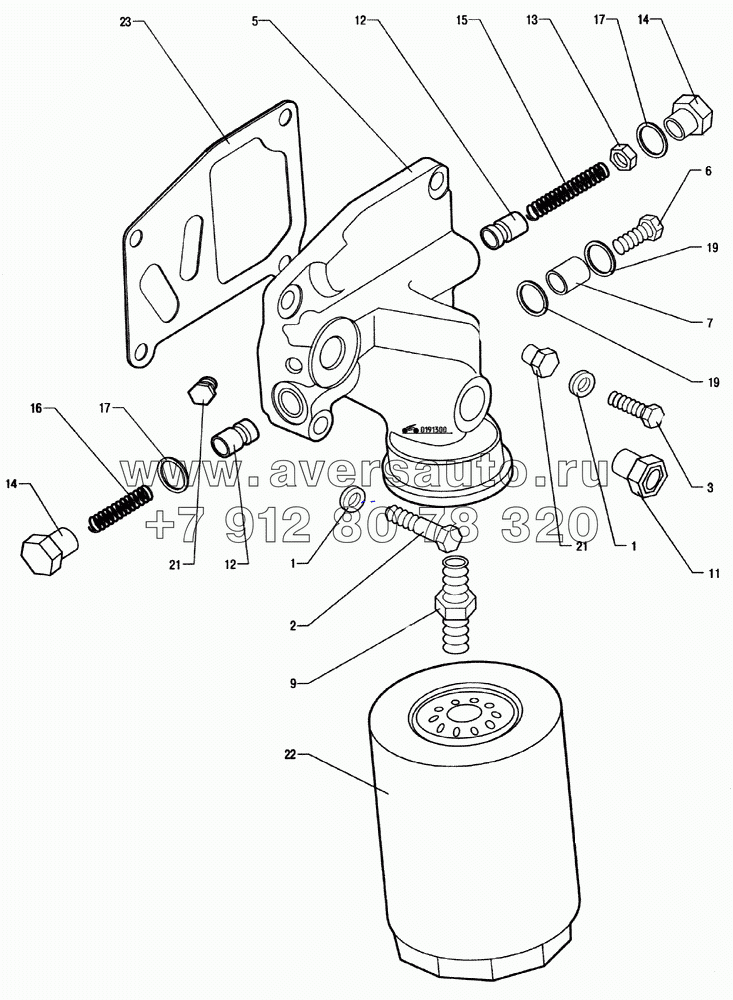 Фильтр масляный (245-1017010-А)