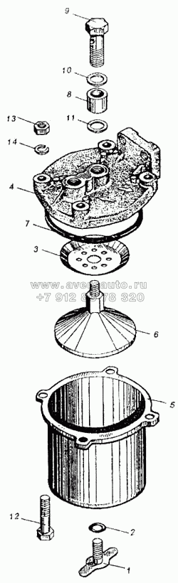 Фильтр топливный грубой чистки