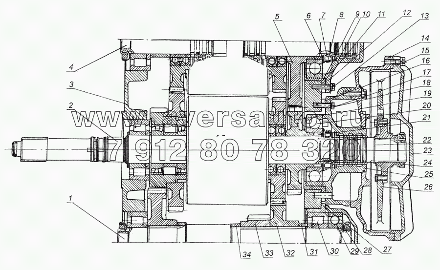 Редуктор 75051-1701005