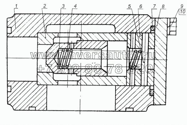 Клапан подпорный 6507-1704350