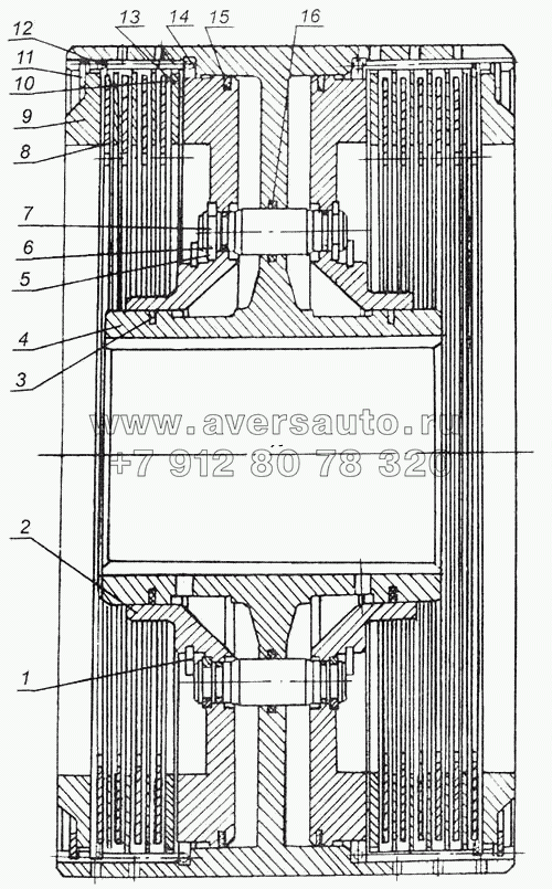 Фрикцион большой 7505-1711070