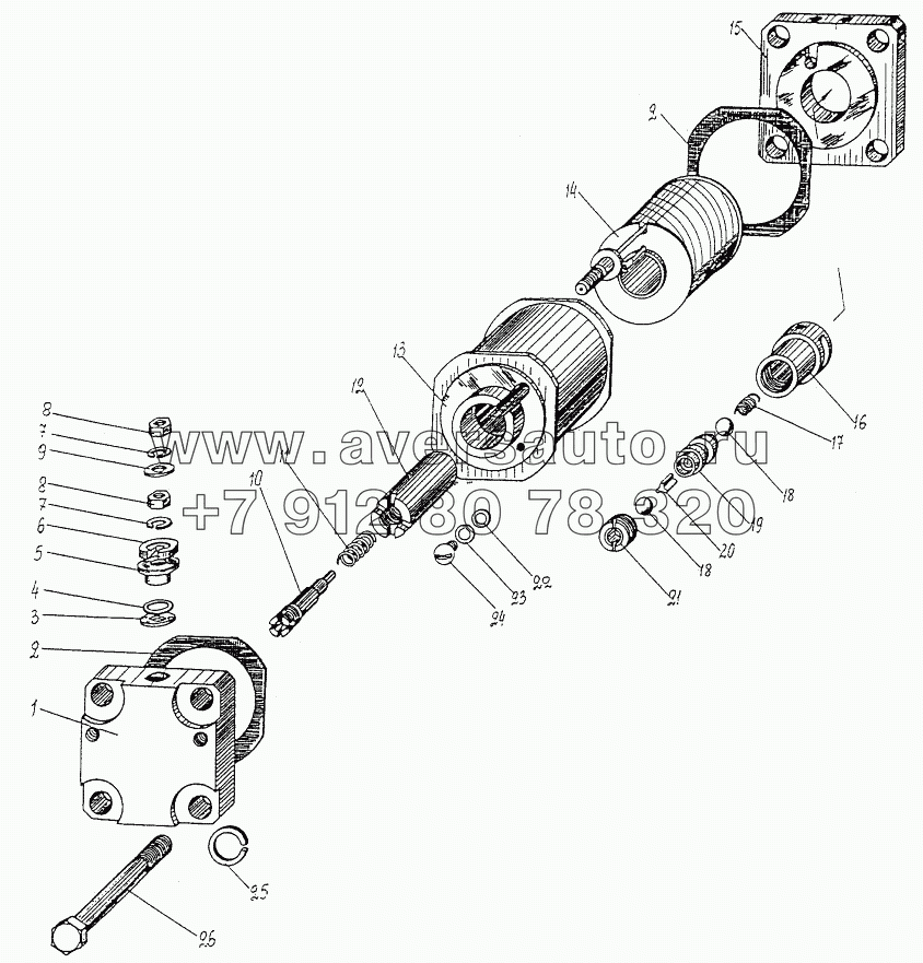 Гидротрансформатор, механизмы редуктора и переключения коробки передач, подвеска ГМП