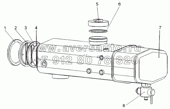 Бачок расширительный 79092-1311010-20