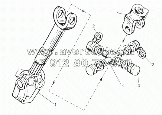 Валы карданные 652511 -3422030,79092-3422030