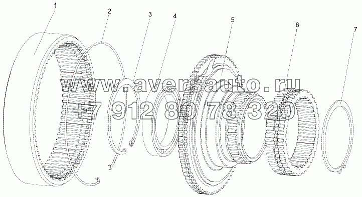 Шестерня коронная 202-1721350
