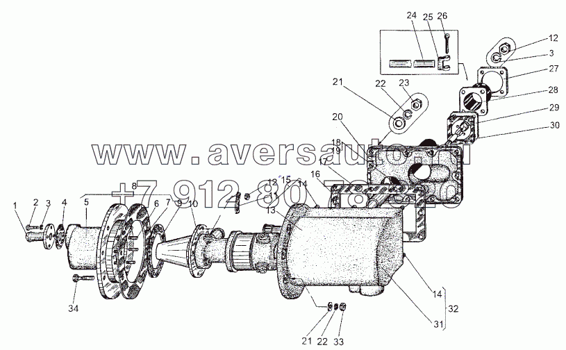 Насос БЦН 79111-1133030, 7908-1139016