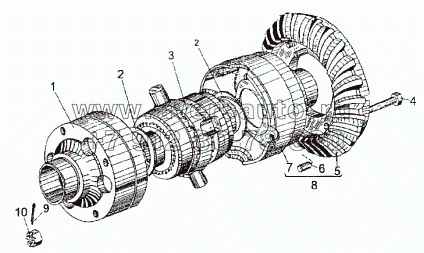 Дифференциал межколесный 7911-2403010-01