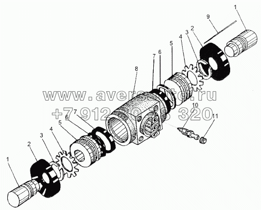 Цилиндр колесного тормоза 7917-3501050