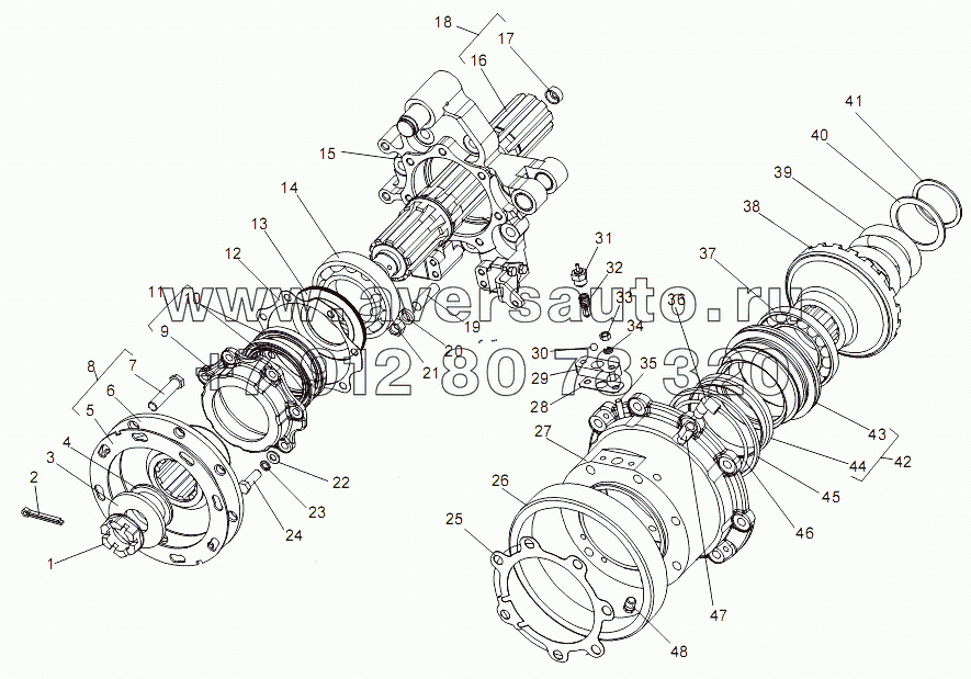 Картер блокировки 7930-1802230