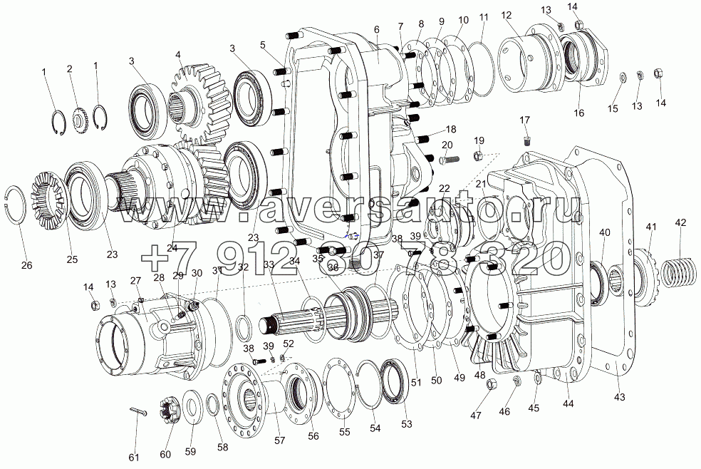 Редуктор привода 7930-2402007-10