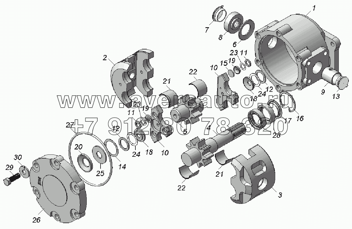 НШ32А-3-Л-00 Насос шестеренный