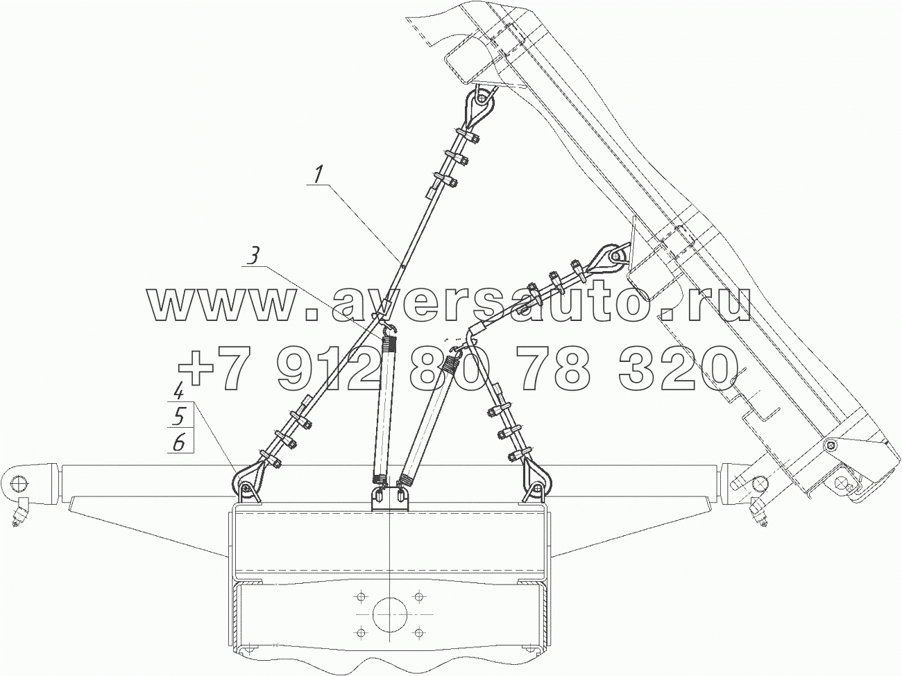 45144-8500060 Установка тросов