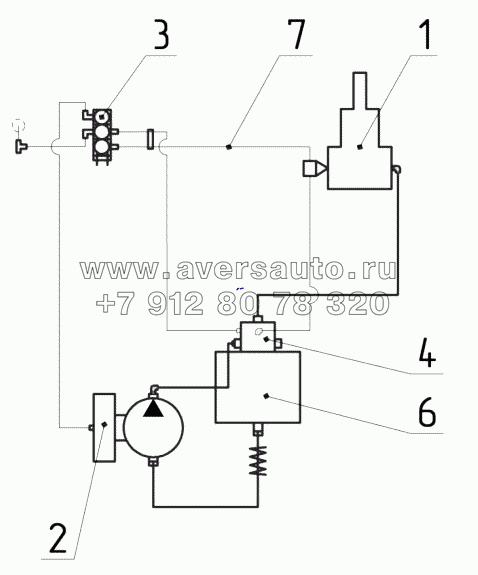 65201-8600053-19 Устройство, опрокидывающее платформы