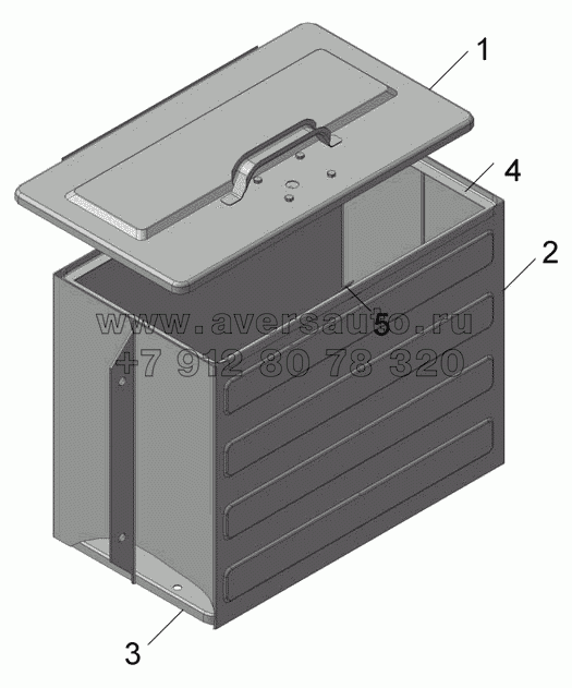 6606-3919010-01 Ящик для песка в сборе