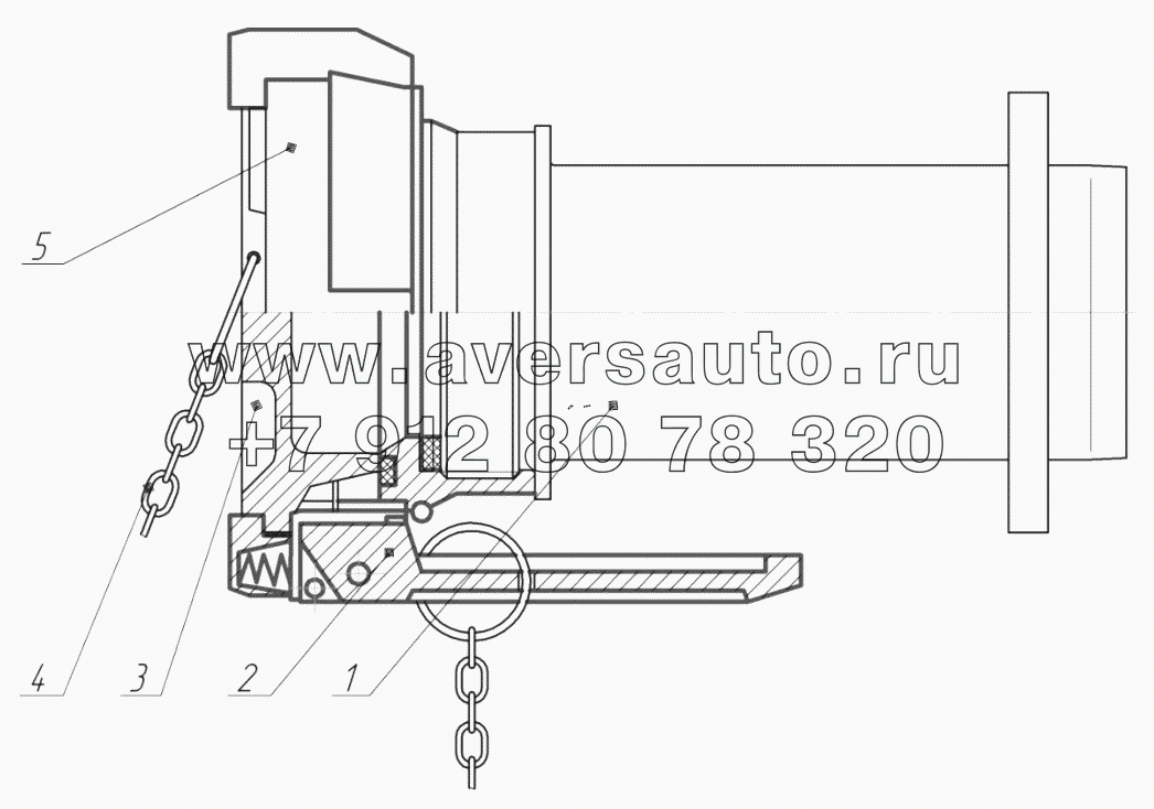 96741-3932040-01 Переходник в cборе