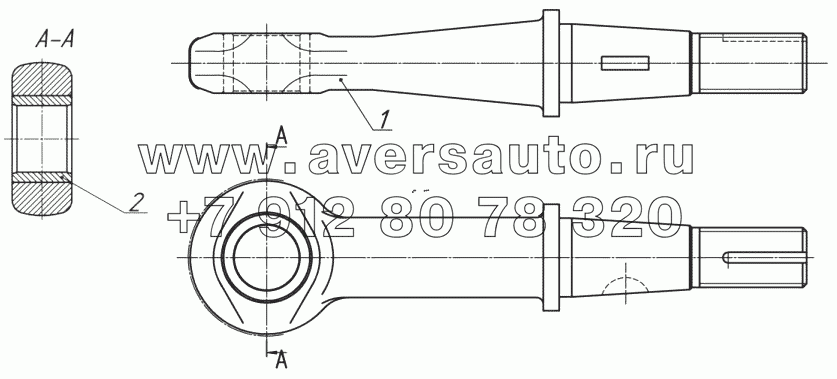 8602-2707040 Петля сцепная с втулкой