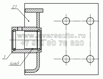 9334-08-3502120, 9334-08-3502121 Кронштейн правый, кронштейн левый