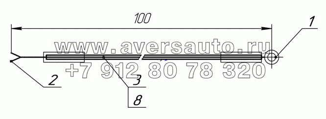 9334-3724095 Перемычка «массы»