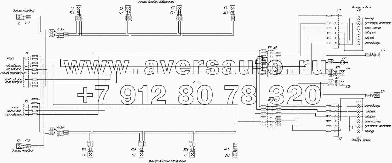 9334-01- 3700010-Э4 Схема электрическая соединений