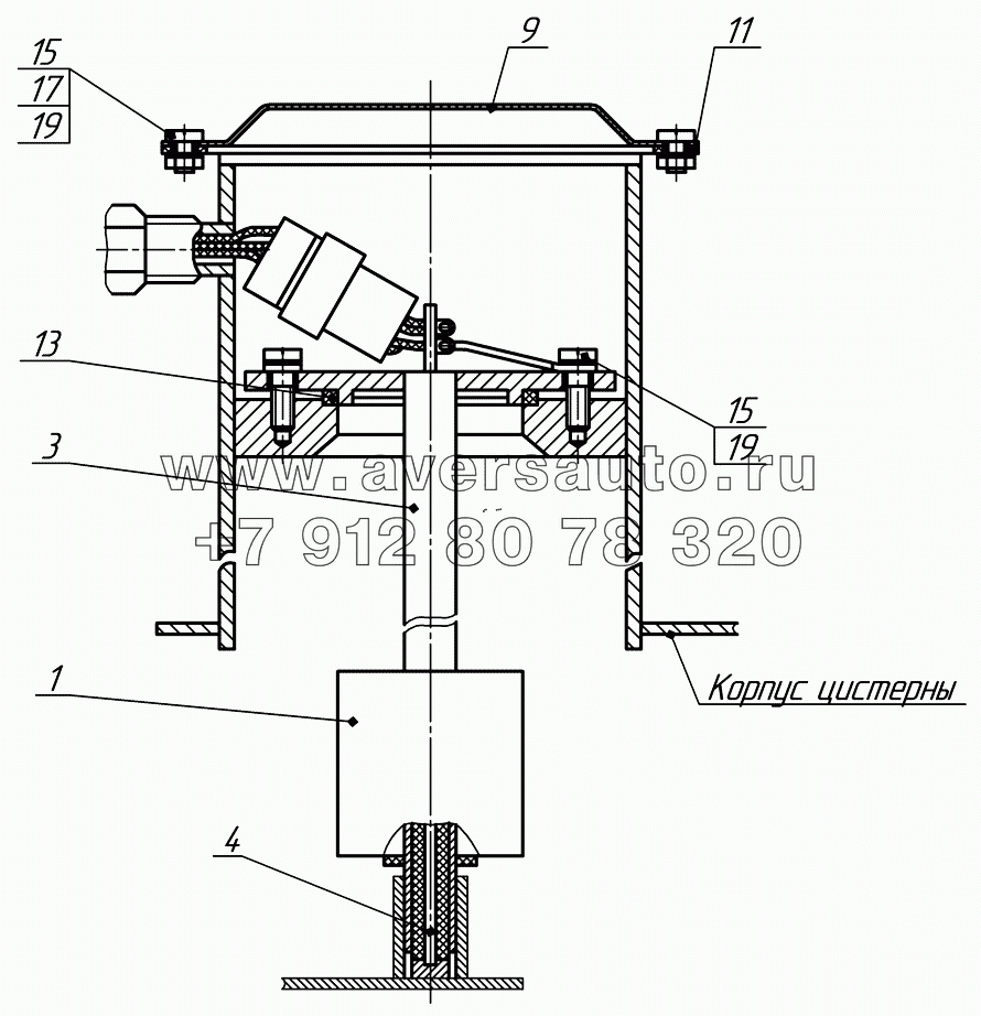 96742-3827010 Установка датчика уровня жидкости