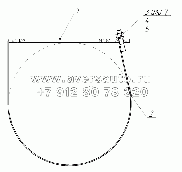 Хомут крепления ресивера 96895-3500110