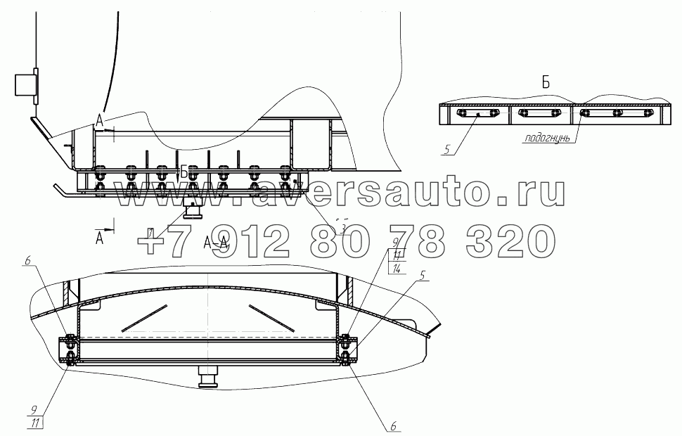 Установка плиты опорной 96931-2704200-03