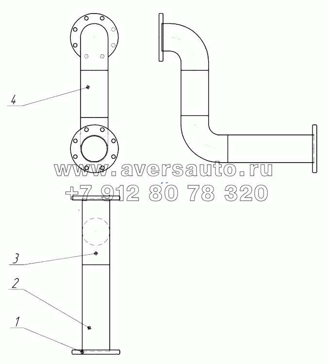 Трубопровод 96931-8000080-330