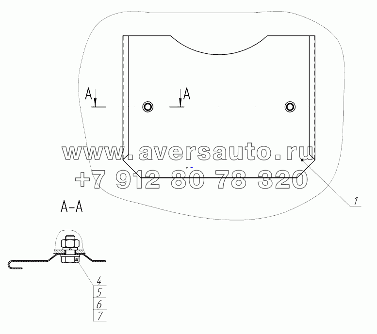 Установка кронштейна информационной таблички 96931-8210090-07