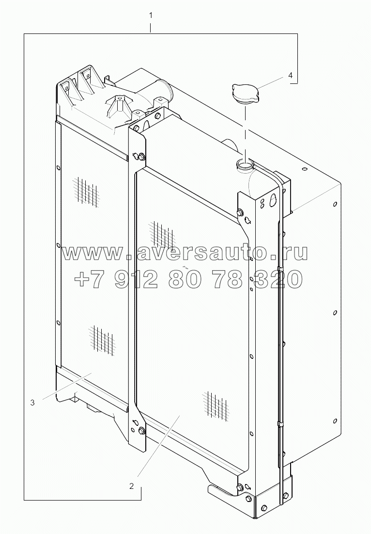  ZMH01391 Radiator and Cowling Plate A