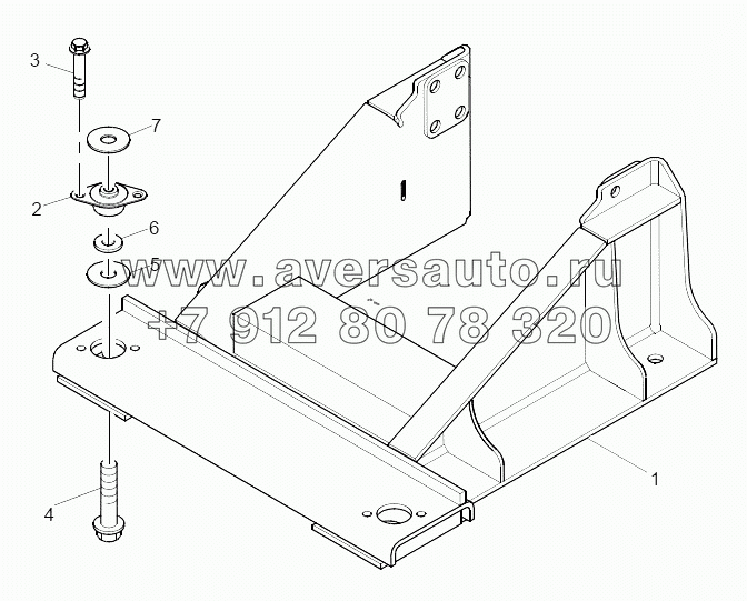  ZMH01391 Radiator Bracket and Fixings (From Engine Number U004997P) Plate A