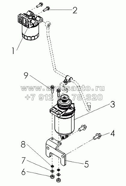 R7000-1105000 Fuel Filter Assembly