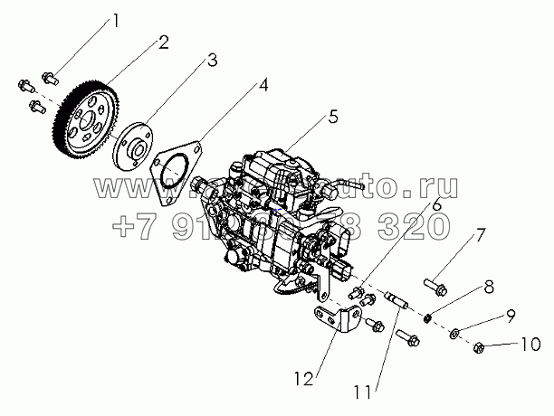 R3000-1111000 Fuel Injection Pump Assembly