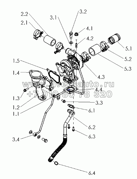 R7000-1118000 Turbocharger Assembly