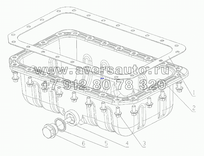 R3000-1009000 Oil Sump Assembly