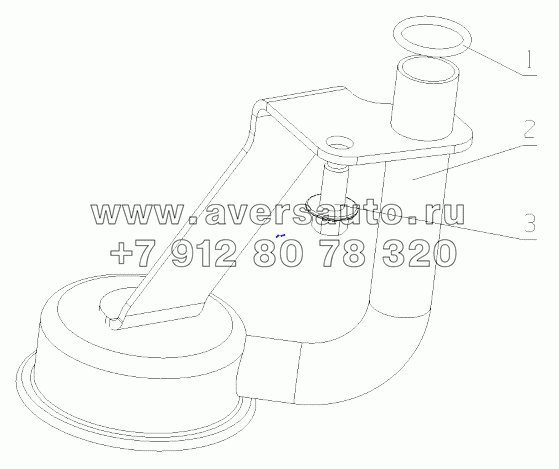 R3000-1010000 The oil filter assembly