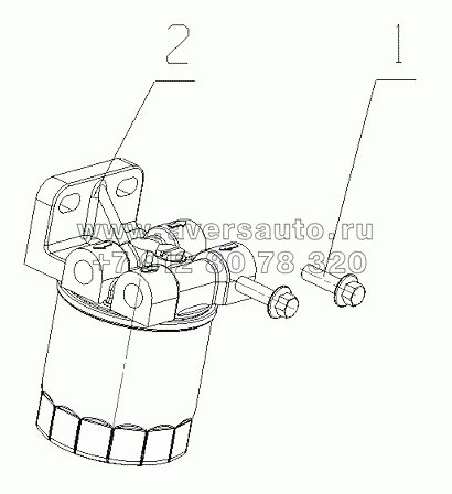 R3000-1105000/1 Fuel Filter Assembly